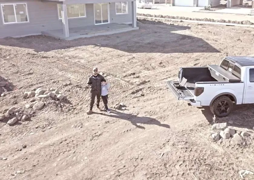 Jaime and crew on site