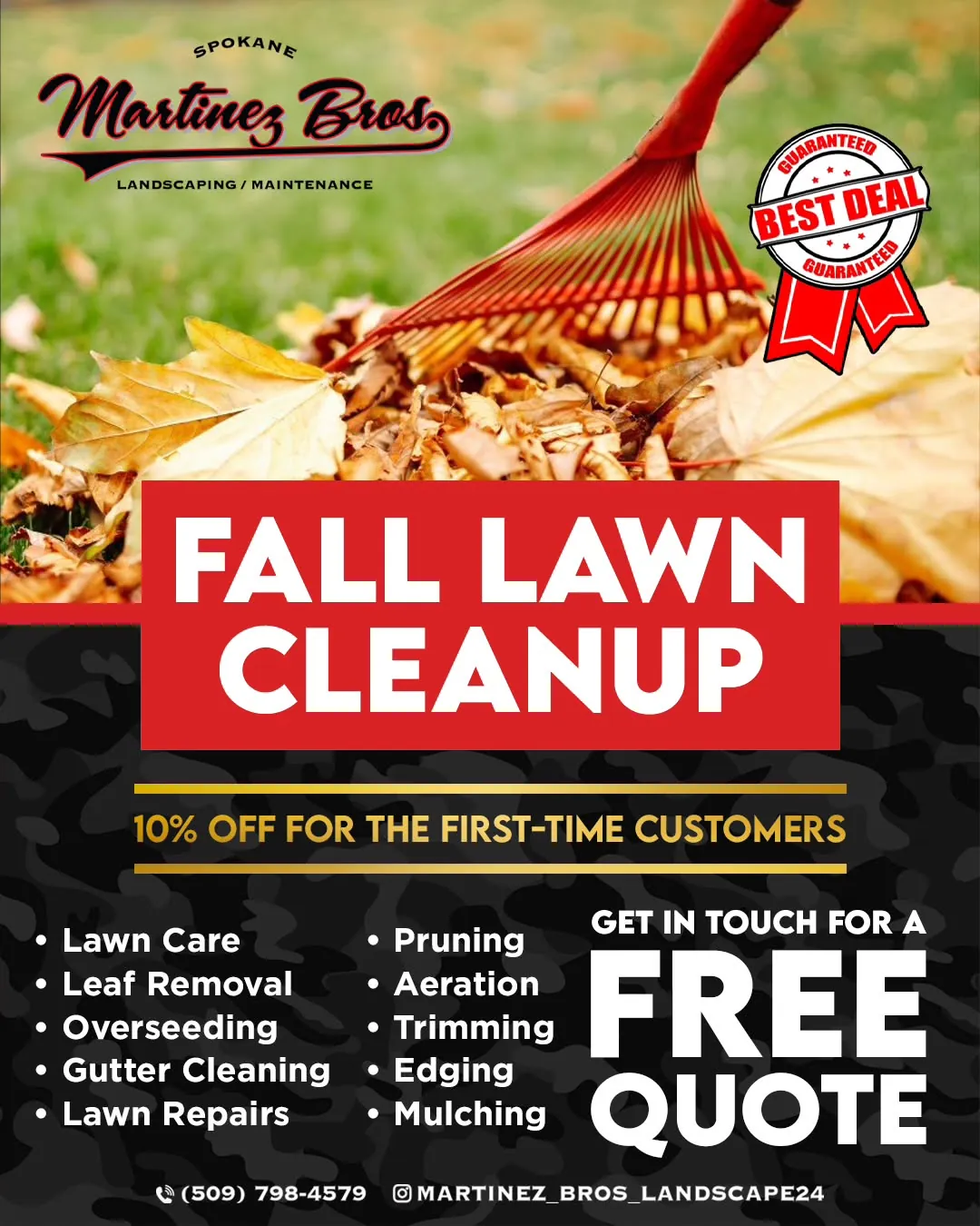 Seasonal lawn prep