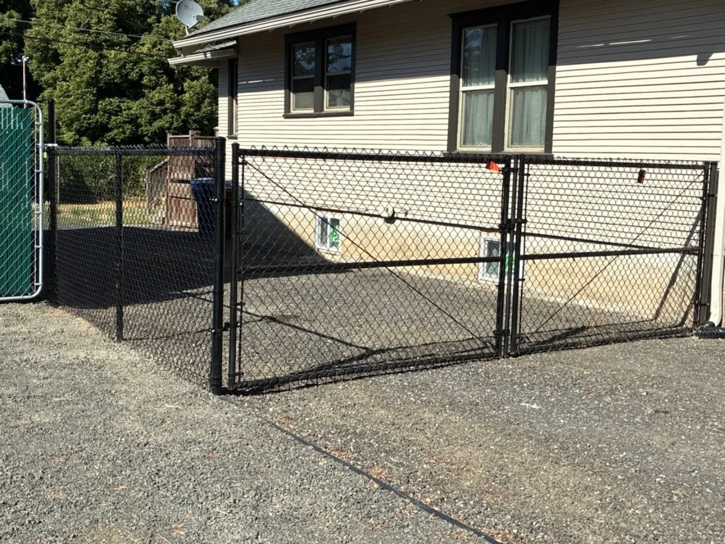 Wood fence project