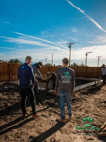 Full landscape renovation project in the Coachella Valley