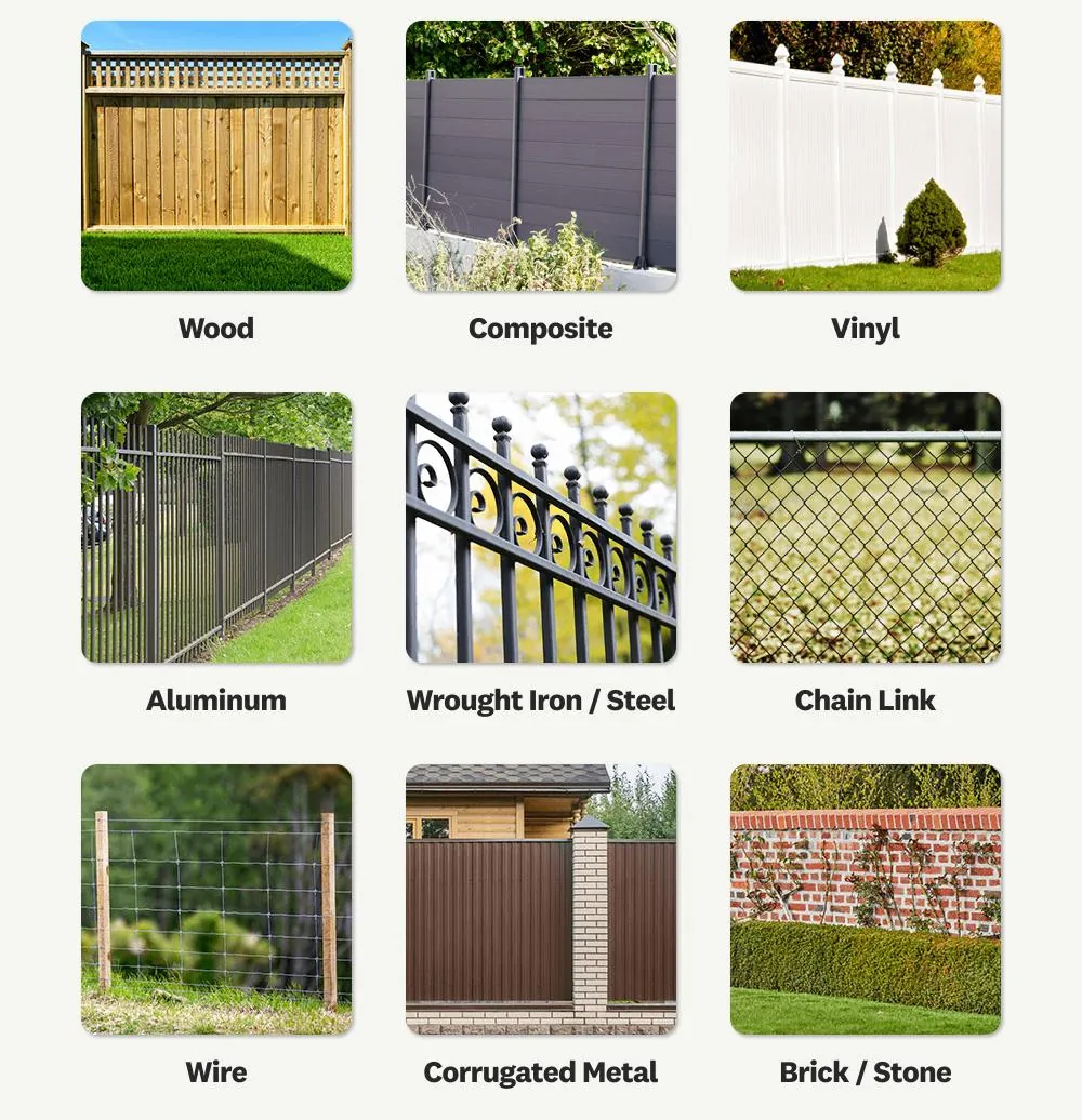 New fence installation
